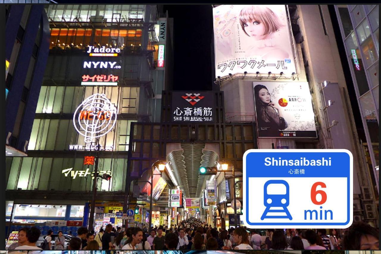 Westay Designers House/6 Mins To Shinsaibashi201 Osaka Exteriör bild