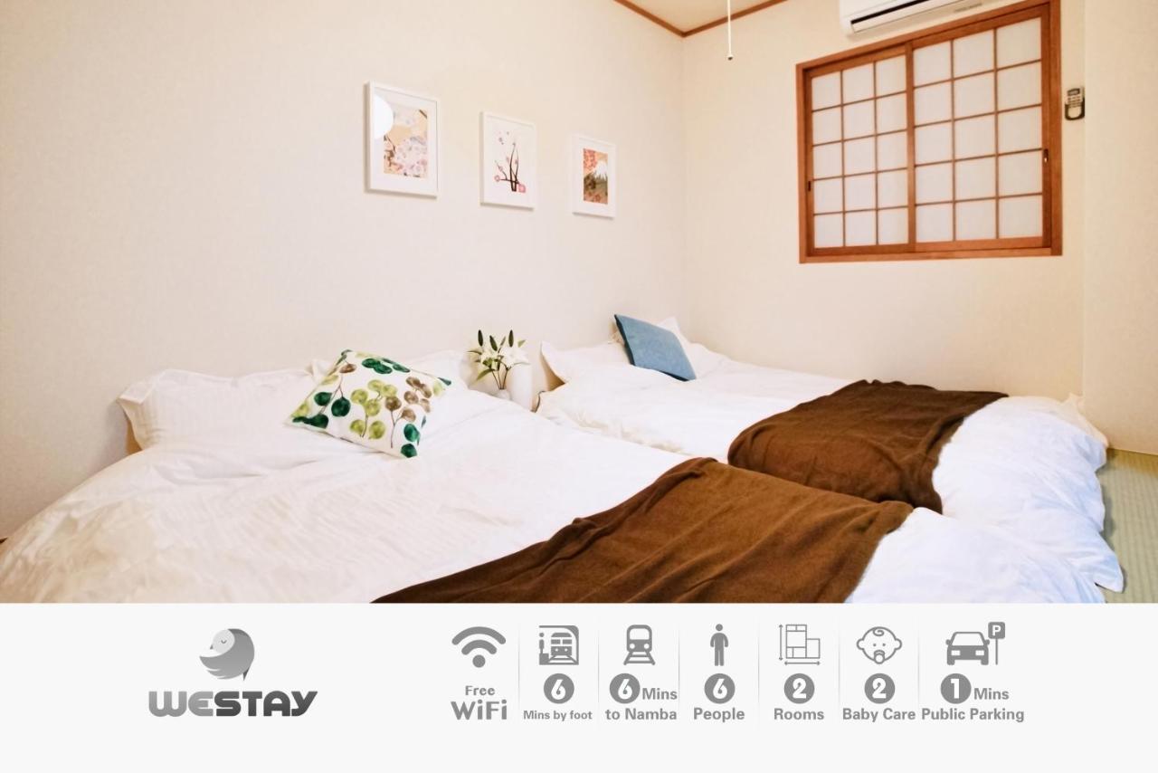 Westay Designers House/6 Mins To Shinsaibashi201 Osaka Exteriör bild
