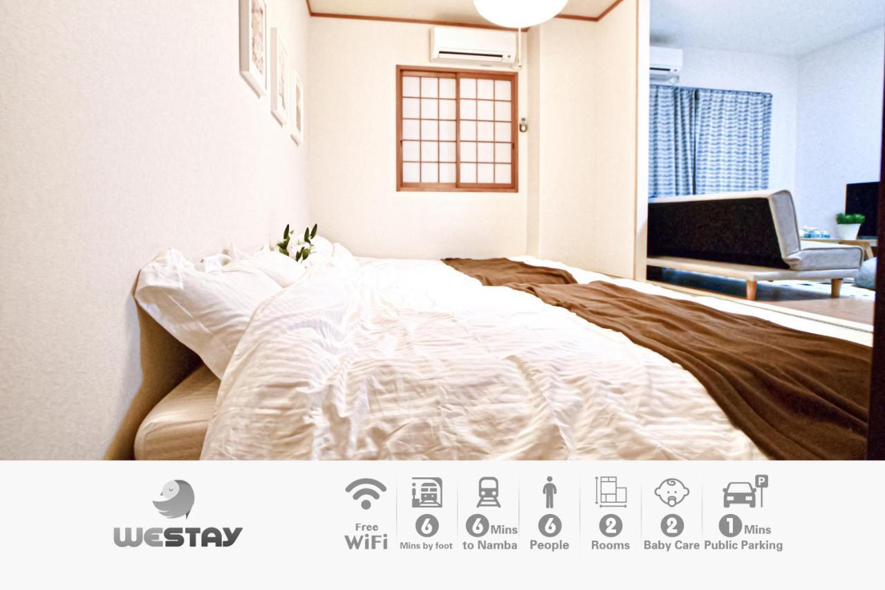 Westay Designers House/6 Mins To Shinsaibashi201 Osaka Exteriör bild