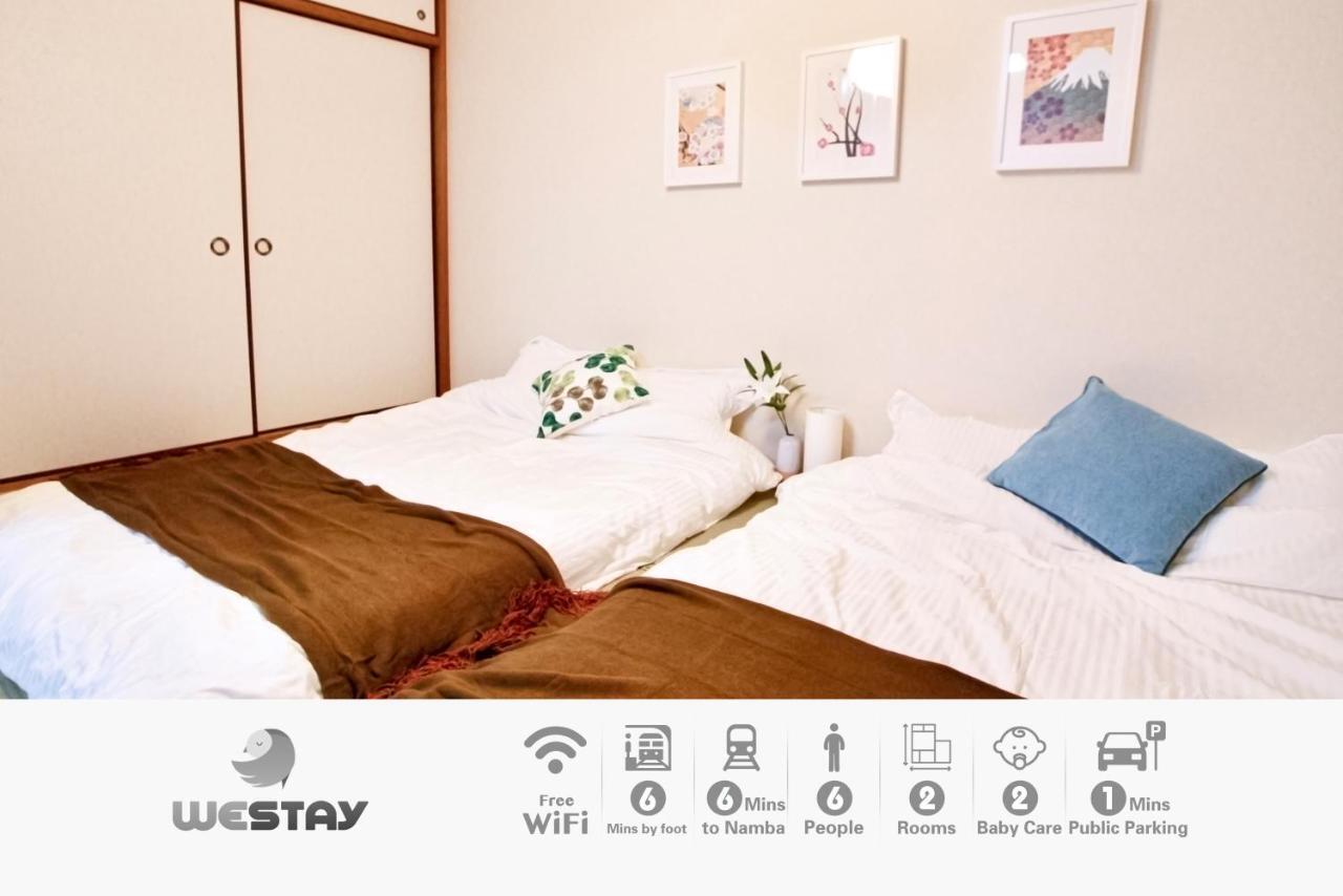 Westay Designers House/6 Mins To Shinsaibashi201 Osaka Exteriör bild