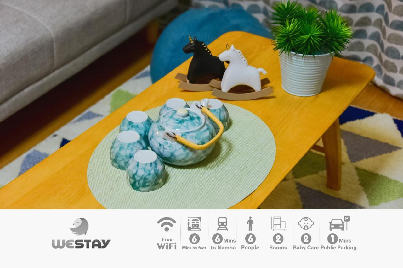 Westay Designers House/6 Mins To Shinsaibashi201 Osaka Exteriör bild