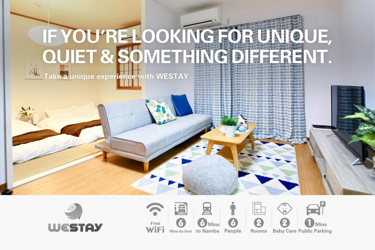 Westay Designers House/6 Mins To Shinsaibashi201 Osaka Exteriör bild
