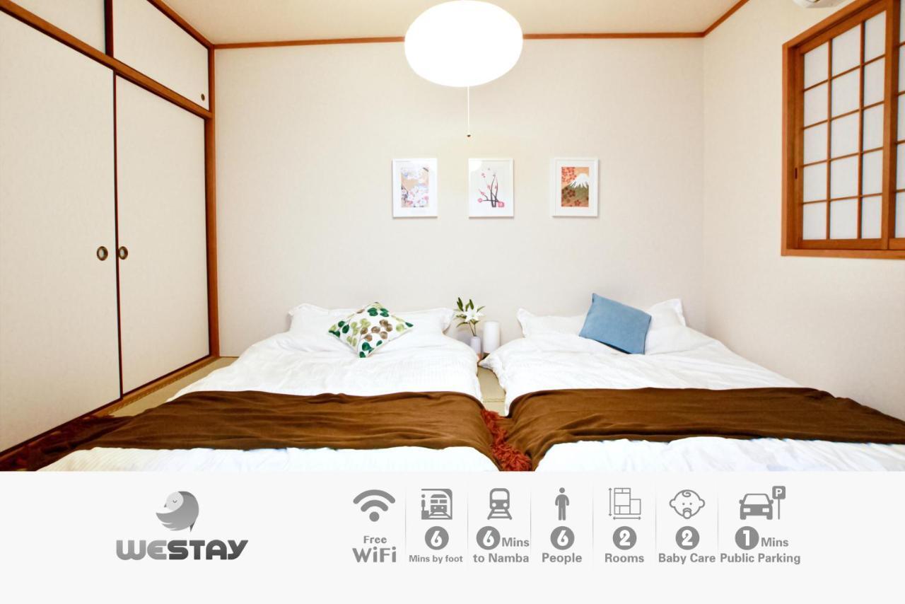 Westay Designers House/6 Mins To Shinsaibashi201 Osaka Exteriör bild