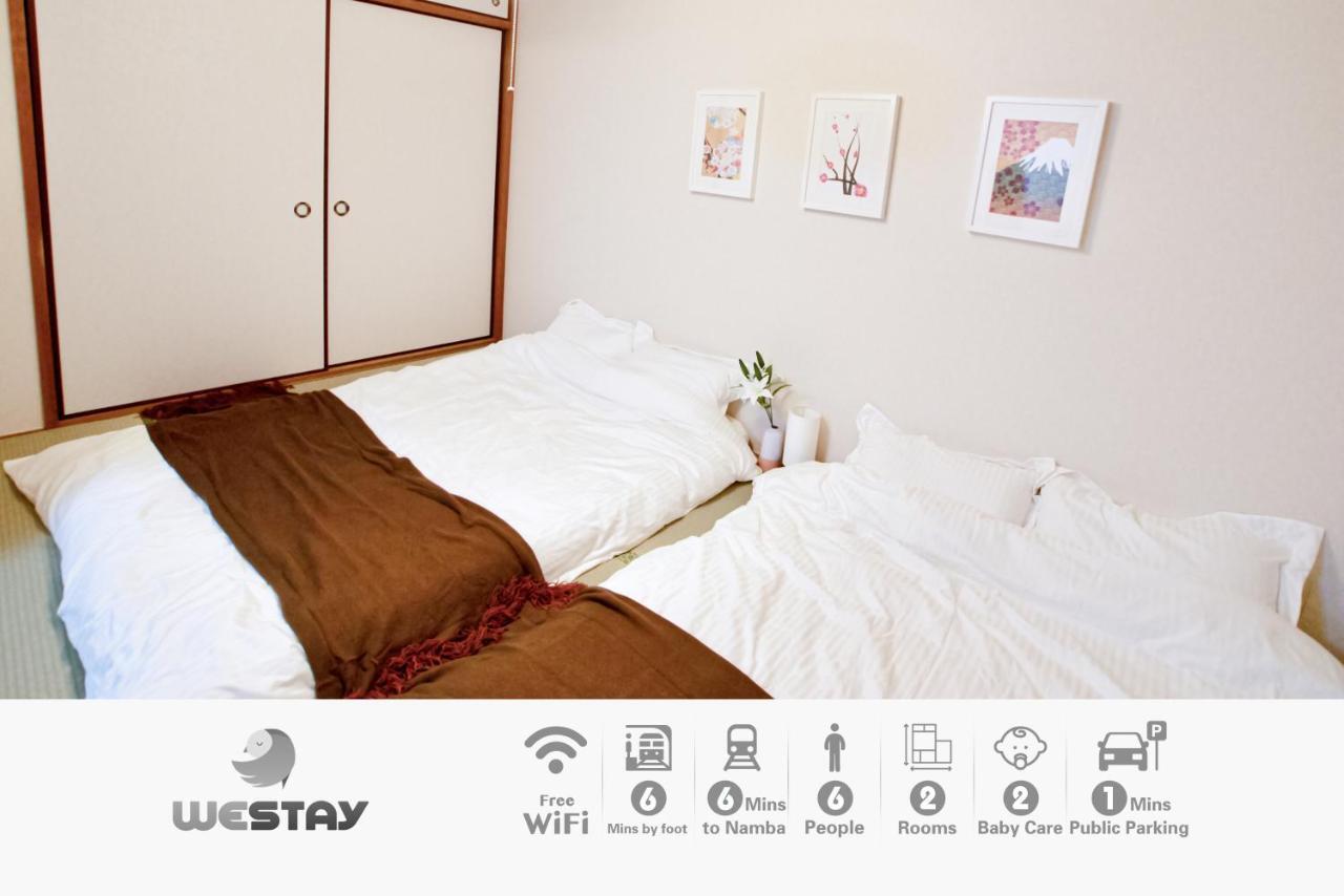Westay Designers House/6 Mins To Shinsaibashi201 Osaka Exteriör bild